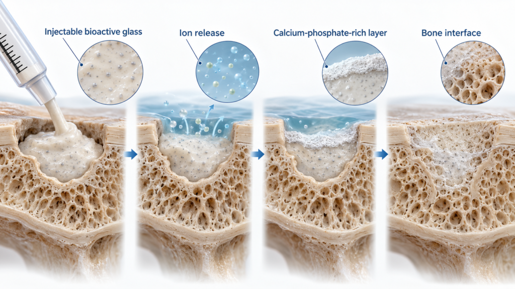 Injectable Bioactive Glass